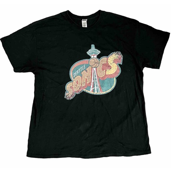 Vintage NBA Seattle Super Sonics T Shirt Men’s Size XL - Picture 1 of 3